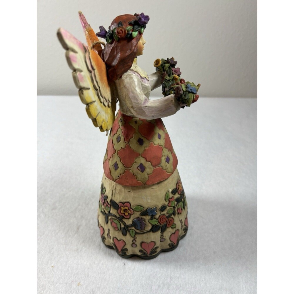 Jim Shore Angel of Gratefulness Heartwood Creek Figurine 2002 10" 108921 - Picture 6 of 7